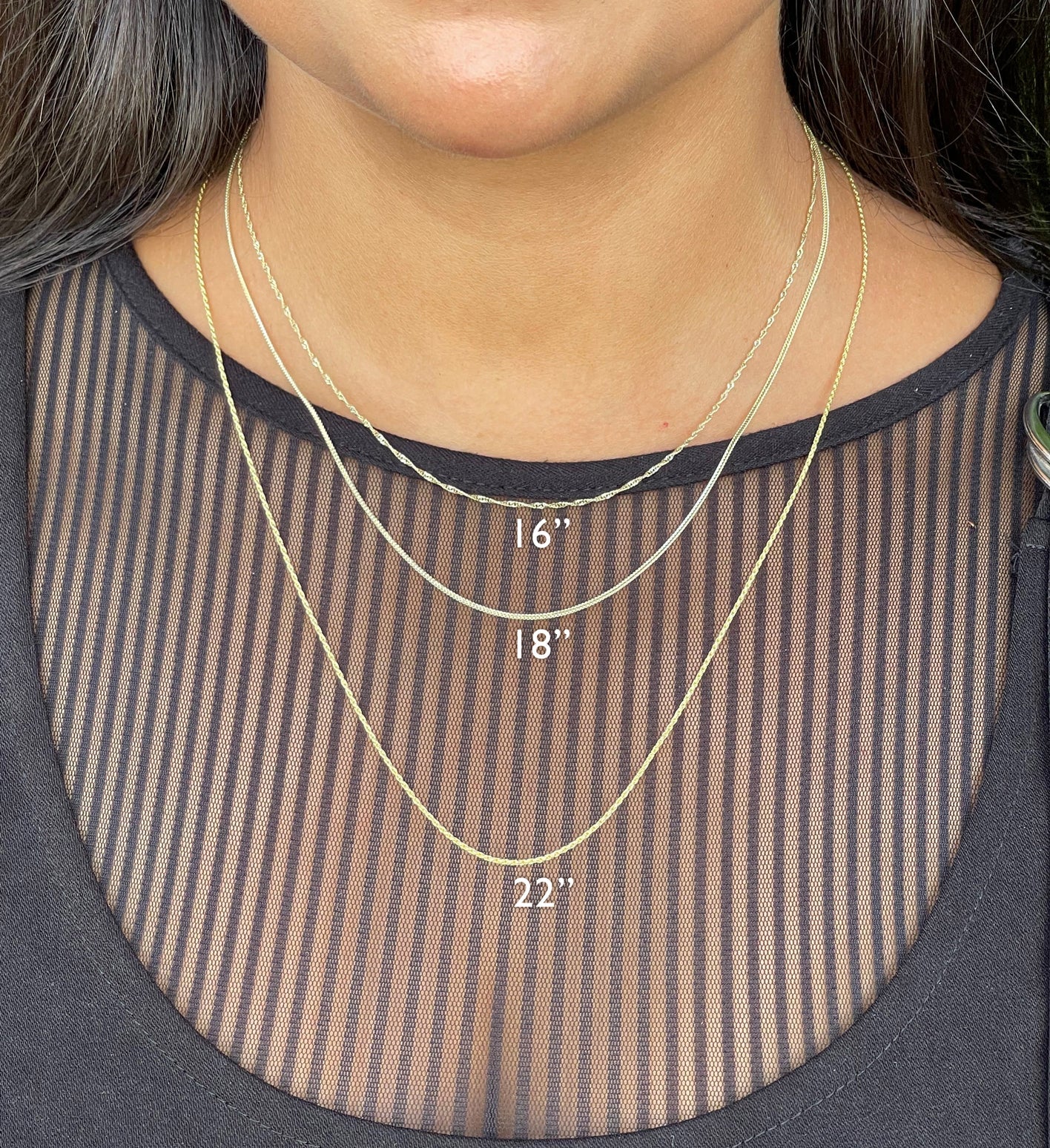 Choker Necklace 14K Yellow Gold Semi-Hollow Figaro Link 16 Inches 2.5mm  63426: buy online in NYC. Best price at TRAXNYC.